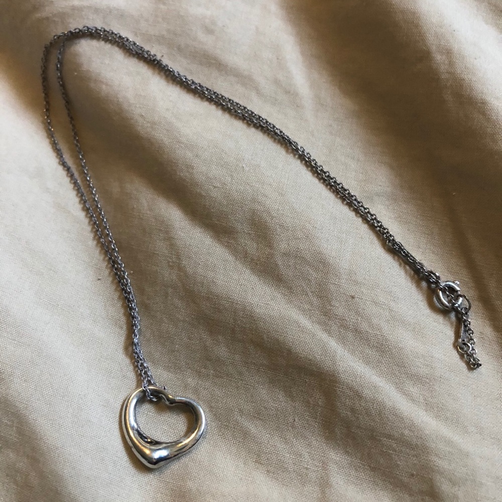 Tiffany & Co Elsa Peretti Open Heart Necklace